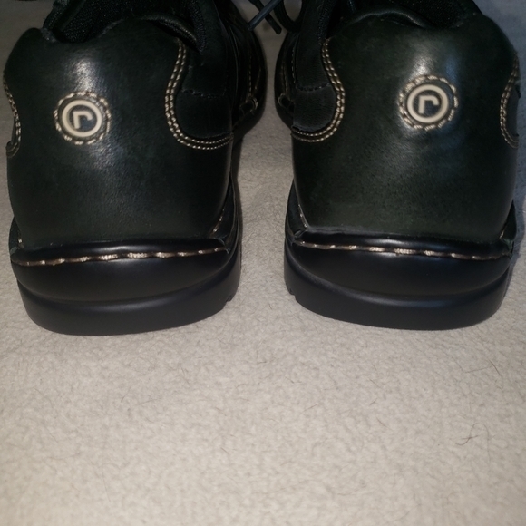 Rockport Dark Black Leather Mens 8 - Picture 8 of 11